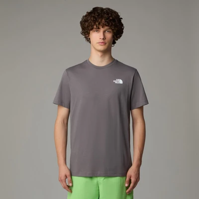 Abbildung von The North Face BOX TEE Tshirt print, Herren, Größe: Medium, Smoked pearl/hero blue