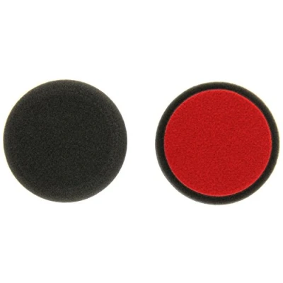 Abbildung von ALCLEAR 558030F_2 558030F Finishpad gegen Hologramme, Auto Polierschwämme, Durchmesser: 80x25 mm, anthrazit,2er Set, Polierpad polieren Pad Schwamm Polierschaum f. Poliermaschine