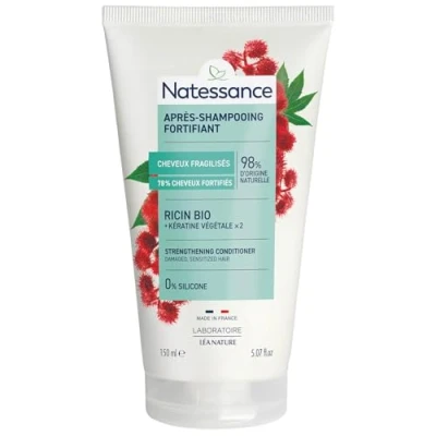 Abbildung von Natessance Capillaire Conditioner mit Rizinusöl und pflanzlichem Keratin, 150 ml