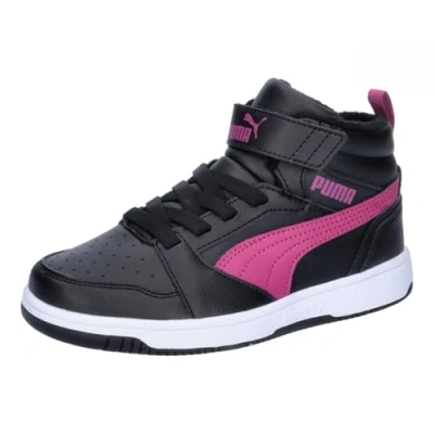 Abbildung von PUMA Rebound V6 Mid WTR AC+ PS Sneaker, Black Magenta Gleam White, 29 EU