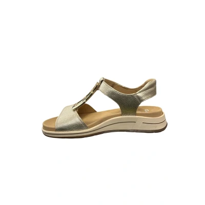 Abbildung von ara Keilsandalette, Damen, Größe: 40, Goud Schuhe