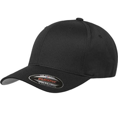 Abbildung von Flexfit Herren Athletic Baseball Fitted Cap Verschluss, schwarz, L/XL