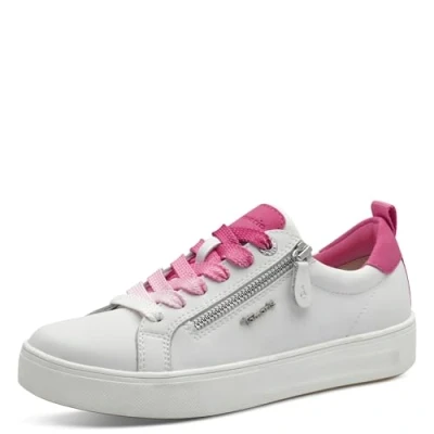 Abbildung von Tamaris Comfort Sneaker low, Damen, Größe: 41, White fuxia Schuhe