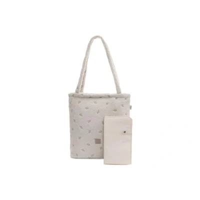 Abbildung von Jollein Wickeltasche Shopper Teddy Lovely 100% Polyester Kinderwagentasche Babytasche Multifunktional