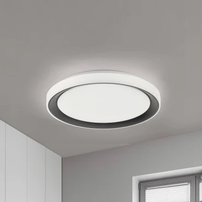 Abbildung von LOLA Smart Disc LED Deckenlampe schwarz/weiß, RGBW