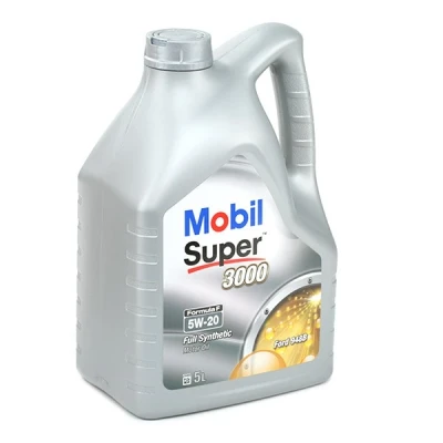 Abbildung von Mobil Super 3000 Formula F 5l Motoröl 152865 FORD: FIESTA Mk6 Saloon, Galaxy Mk2 MPV, 6, KIA: RIO 3, CARENS 4, Optima / K5, HYUNDAI: ix35