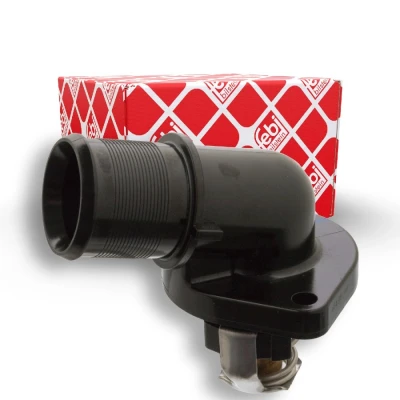 Abbildung von FEBI BILSTEIN 105965 Kühlwasserthermostat 89 mit Dichtung Gehäuse CITROËN: C3 I Hatchback, C2 Berlingo / First Van
