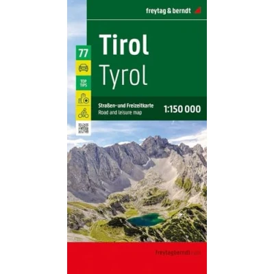 Abbildung von Tirol, Straßen und Freizeitkarte 1:150.000, freytag &amp; berndt: Mit Top Tips, Innenstadtpläne, Radrouten (freytag berndt Auto + Freizeitkarten)