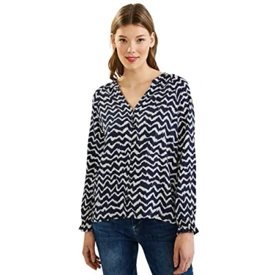Abbildung von STREET ONE Damen A343908 Tunikabluse, deep Blue, 38