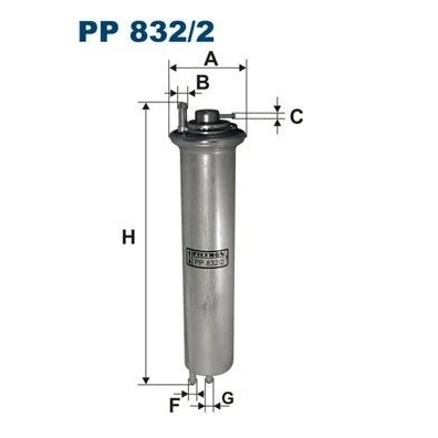 Abbildung von Kraftstofffilter FILTRON PP832/2