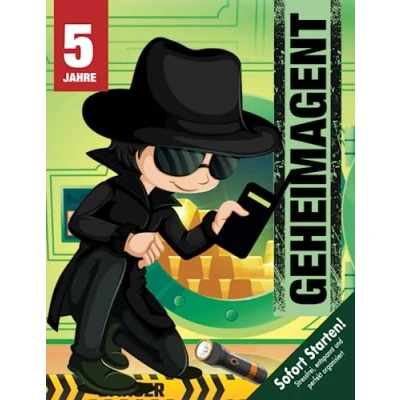 Abbildung von Geheimagenten Schnitzeljagd Kindergeburtstag ab 5 Jahren: Kreativ geplante Schatzsuche Fallermittlung mit Fußspuren &amp; Fingerabdrücke lesen inkl. Agenten Hacks! (Bravo Schatzsuche)