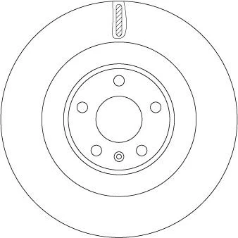 Abbildung von TRW DF6750S Bremsscheibe 350 27,8 5 112 Belüftet lackiert AUDI: Q7, A6 C8 Avant, A7 Sportback, VOLKSWAGEN: Touareg III