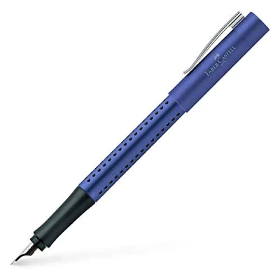 Abbildung von Faber Castell 140902 Füller Grip 2011, Feder M, blau
