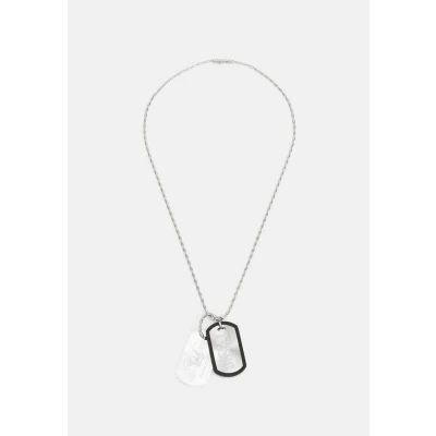 Abbildung von Diesel FONT Halskette silvercoloured, Herren, Größe: One Size, Silver coloured