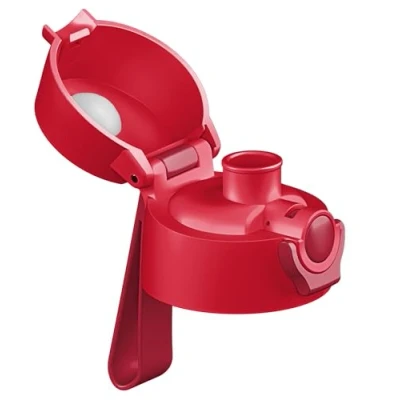 Abbildung von Jarlson® Ersatzdeckel für Charli und Mali Trinkflasche, verwendbar 350ml 500ml Flasche, Ersatzteile, Ersatz (Mali Deckel (Chug Trinkausguss), Rot)