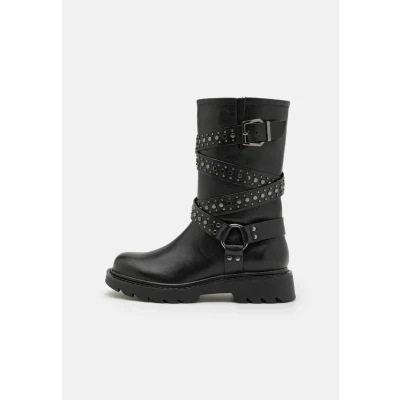 Abbildung von Tamaris Cowboy/Bikerboot, Damen, Größe: 39, Black Schuhe
