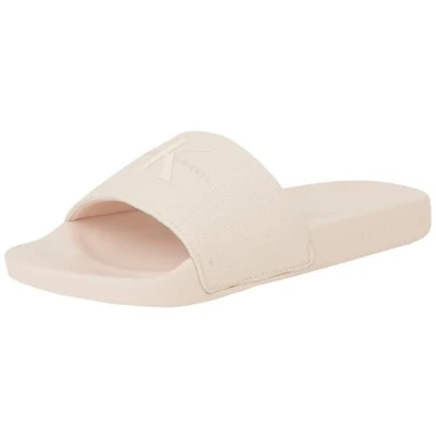 Abbildung von Calvin Klein Jeans Slide Monogram Pantolette flach, Damen, Größe: 40, Triple whisper pink Schuhe