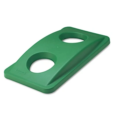Abbildung von Rubbermaid Commercial Products FG269288GRN Slim Recyclingaufsatz für Flaschen, Grün