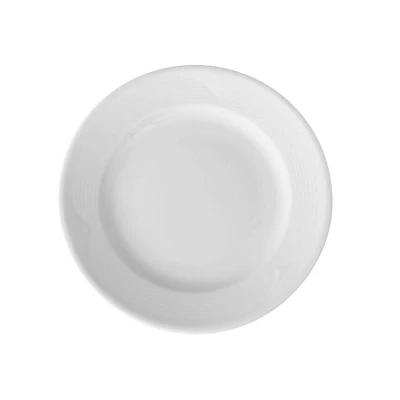 Abbildung von HENDI Teller ø 32 cm Porzellan stapelbar mikrowellengeeignet spülmaschinengeeignet, Porzellanteller flach
