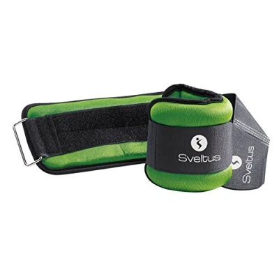 Abbildung von Sveltus 0942_1 kg — Gewichtete Armbänder 1 Lycra (das Paar x 2) Grün