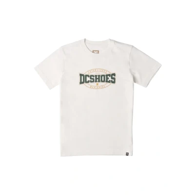 Abbildung von DC Shoes Tshirt print für Kinder, Größe: 176, Wbv blanc de