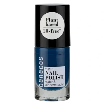 Abbildung von benecos Naturkosmetik Nail Polish 20FREE wasserdurchlässig 5ml nordic blue