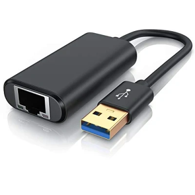 Abbildung von CSL USB 3.0 Netzwerkadapter für Nintendo Switch RJ45 Fast Ethernet Adapter High Speed Netzwerkverbindung 10 100 1000Mbit kompatibel mit Windows und Mac OS X