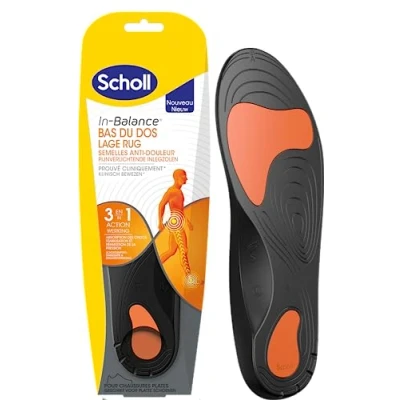 Abbildung von Scholl Orthopädische Einlegesohle gegen Schmerzen im unteren Rücken klinisch erwiesen 1 Paar Größe S 37 39,5