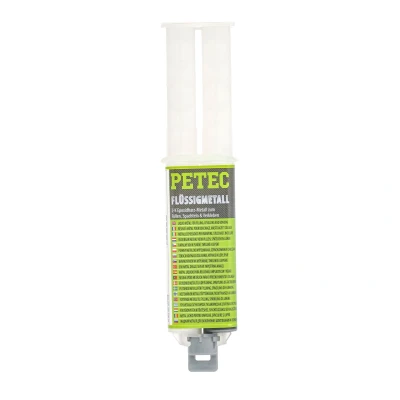 Abbildung von PETEC 97425 Metall Klebstoff 40C +120C Kartusche silikonfrei, schleifbar, aushärtend, überlackierbar, ölbeständig 24 grau