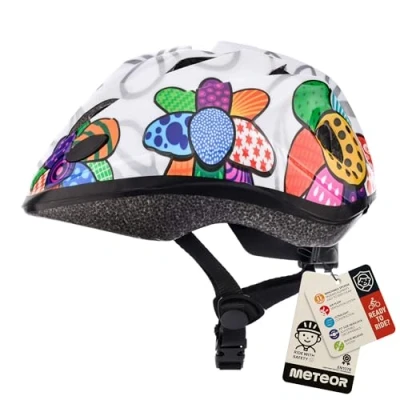 Abbildung von meteor® Kinder Fahrrad Helm Sicherer Fahrradhelm Roller Jungen kinderfahrradhelm für Mountainbike Inliner skaterhelm BMX fahradhelm Scooter Bike Helmet