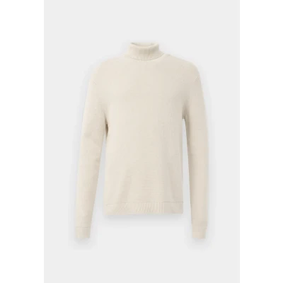 Abbildung von Selected Homme Slhdane Structure ROLL NECK Strickpullover, Herren, Größe: Medium, Oatmeal