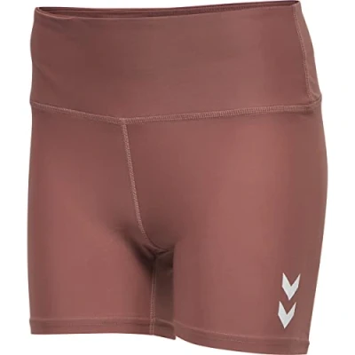 Abbildung von hummel Damen Hmlte Tola Hw Tight Shorts, Withered Rose, L EU