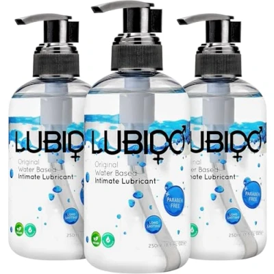 Abbildung von Lubido Gleitmittel für den Intimbereich ohne Parabene, 3 x 250 ml
