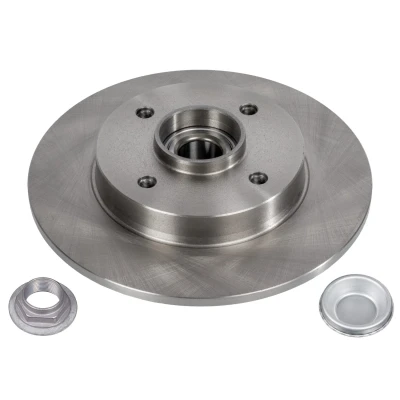 Abbildung von FEBI BILSTEIN 32783 Bremsscheibe Hinterachse 249 9 4 108 voll geölt mit ABS Sensorring, Fettkappe PEUGEOT: 308 I SW, Hatchback, CC