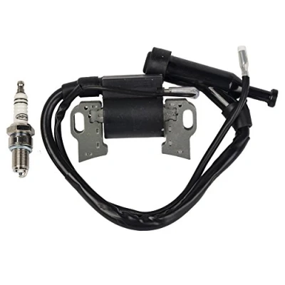Abbildung von Carkio Zündspule mit Zündkerze Compatible with Honda GX240 GX270 GX340 GX390 8 9 11 13 PS Motor.
