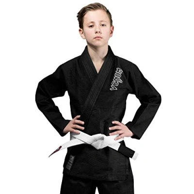 Abbildung von Venum, Contender Kinder BJJ Kampfanzug (Free Weiß belt included), Unisex Kinder, C1, Schwarz
