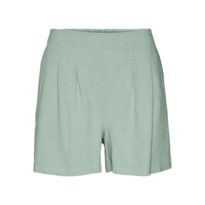Abbildung von VERO MODA Damen VMJESMILO HW WVN GA NOOS Shorts, Silt Green, l
