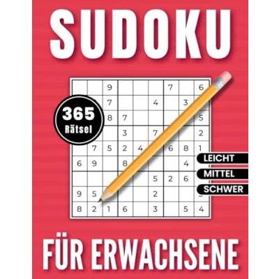 Abbildung von Sudoku für Erwachsene: 365 Rätsel Leicht, Mittel, Schwer