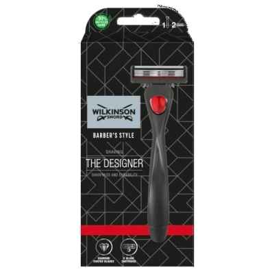 Abbildung von Wilkinson Sword Barber&#039;s Style The Designer Rasierer mit 2 Ersatzklingen