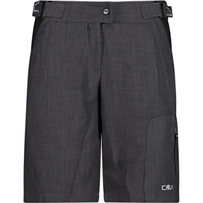 Abbildung von CMP Damen Bike Bermuda mit Mesh Futter, Schwarz, D42