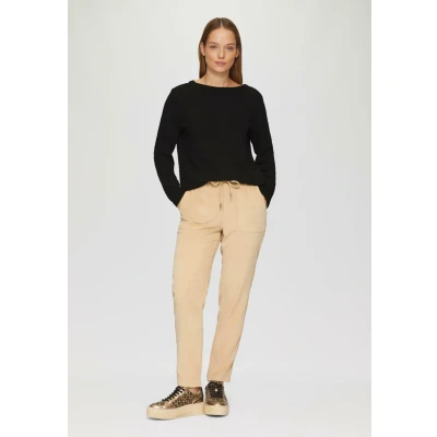 Abbildung von s.Oliver Strukturiertes MIT Rundhalsausschnitt Sweatshirt, Damen, Größe: 34, Schwarz