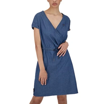 Abbildung von ALIFE and Kickin OrnellaAK DNM Dress Damen Sommerkleid, Jeanskleid, Kleid Dark Denim L