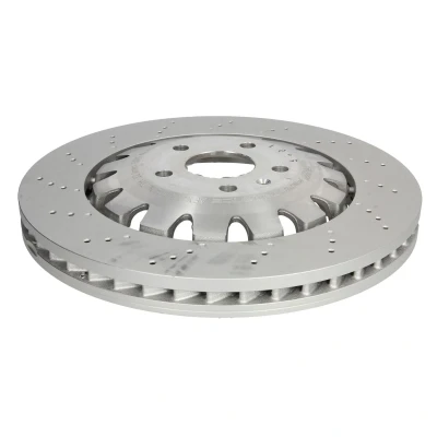Abbildung von SHW Performance AFX45511 Bremsscheibe Vorderachse 370 34 innenbelüftet, Verbundbremsscheibe, genoppt beschichtet hochgekohlt AUDI: TT Coupe
