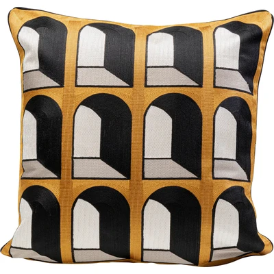 Abbildung von Kare Design Dekokissen "Coloseo, Kissenhülle mit Füllung, 50x50 cm" stützt Kopf und Nacken angenehm sorgt für erholsamen Schlaf