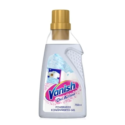 Abbildung von Vanish Oxi Action Powerweiss Gel 1 x 750 ml Fleckenentferner und Wäsche Booster ohne Chlor Für weiße