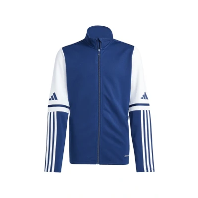 Abbildung von adidas Performance Fussball TEAM Squadra Trainingsjacke für Kinder, Größe: 116, Blauweiss