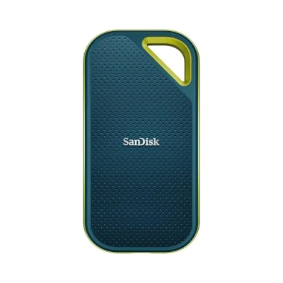 Abbildung von SanDisk Extreme PRO Portable SSD 1 TB (Externe SSD, NVMe Performance, 2,5 Zoll, 2.000 MB/s Lesen und Schreiben, AES Verschlüsselung, IP65 Wasser Staubschutz) Monterey