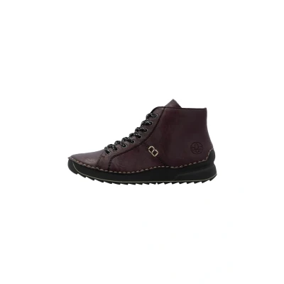 Abbildung von Rieker Damen Klassische Stiefeletten 71510, Frauen Stiefeletten,uebergangsschuhe,uebergangsstiefel,Boots,Stiefel,Bootee,rot (30),37 EU / 4 UK