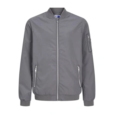 Abbildung von Jack &amp; Jones Junior Bomberjacke »JJERUSH windabweisend und pflegeleicht«, ohne Kapuze, unifarben, modisch, regular fit, Web, Stehkragen