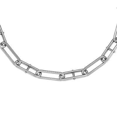 Abbildung von Fossil Halskette, Damen, Größe: One Size, Silber